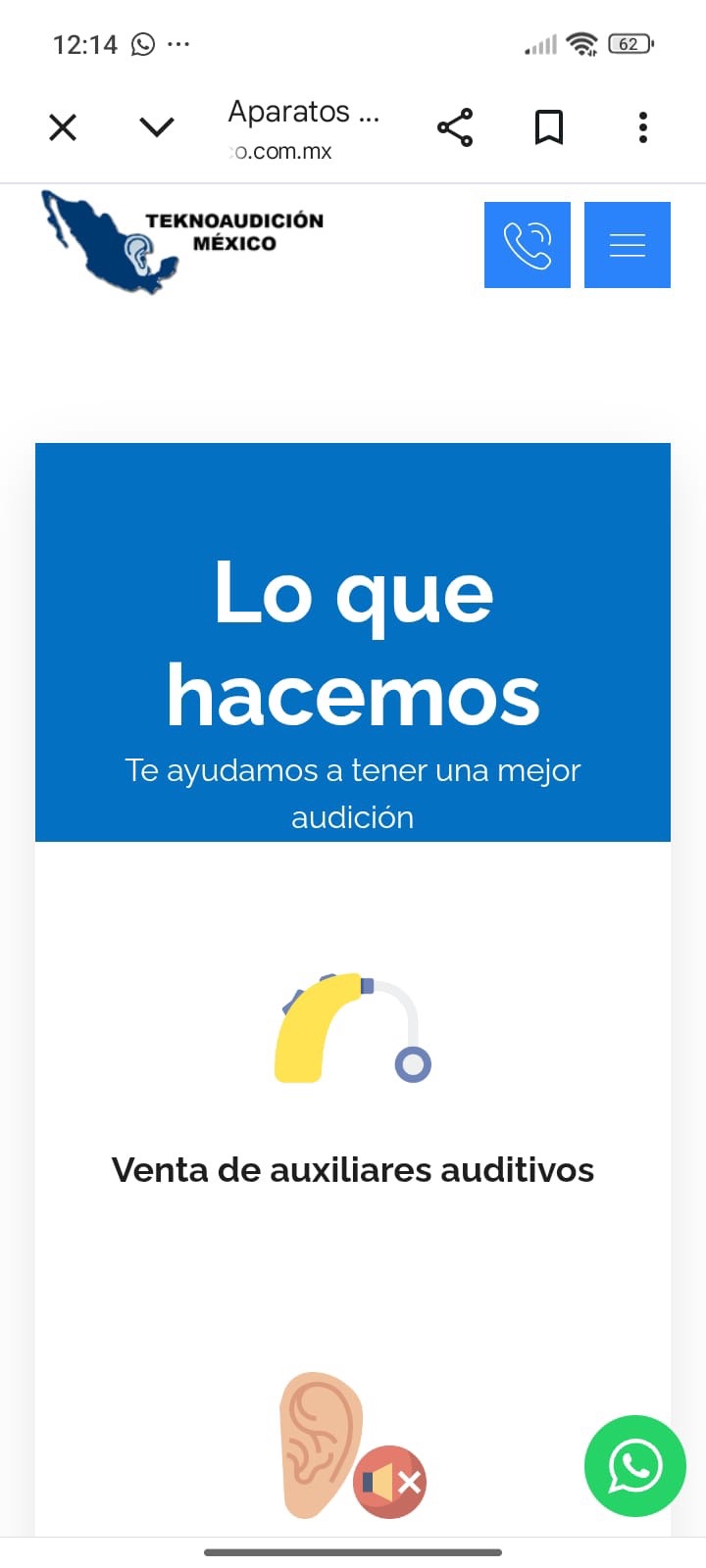 Auricular recargable