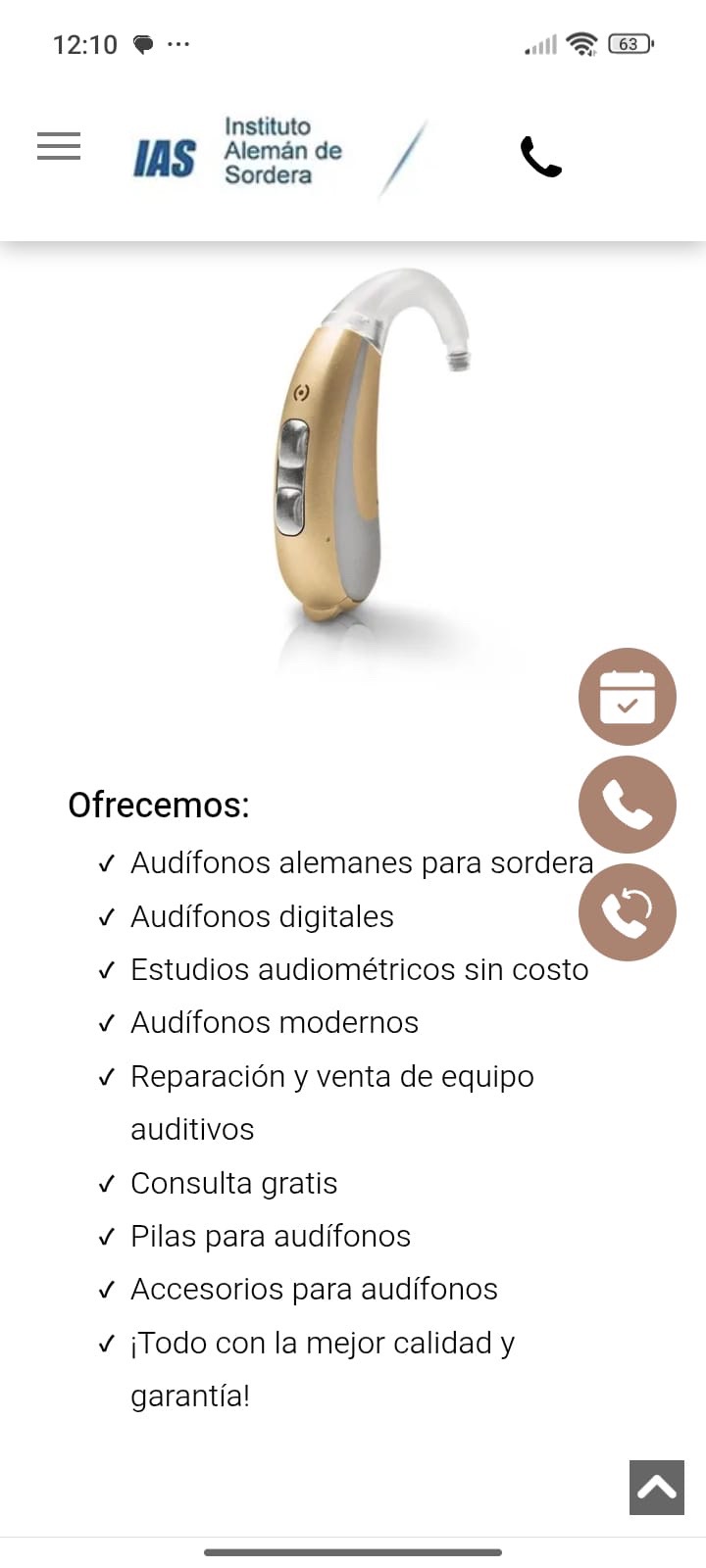 Auricular recargable